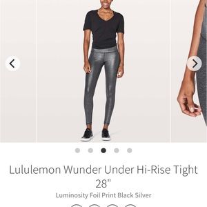 🤍Size 4 Lululemon Legging Wunder Under🤍